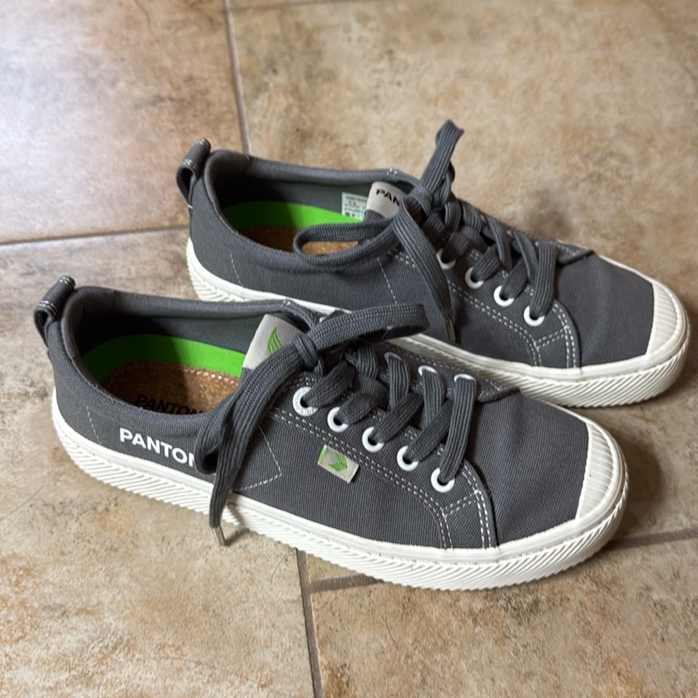 Cariuma OCA Low Pantone Gray Canvas Shoes